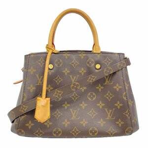Louis Vuitton Monogram Montaigne BB Handbag M41055 Brown 2-way bag for women
